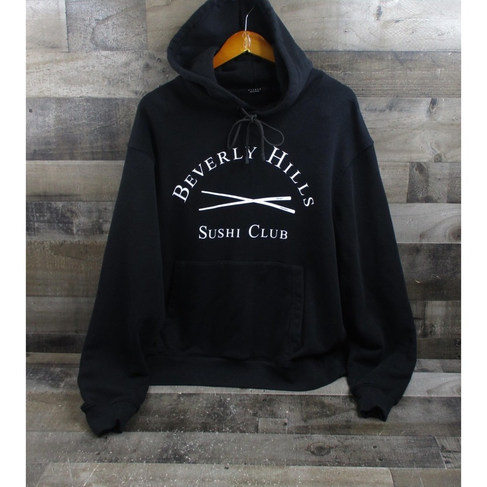 Stampd Matsuhisa Hoodie Mens Large Black Beverly Hills Sushi Club Nobu Sushi View 2